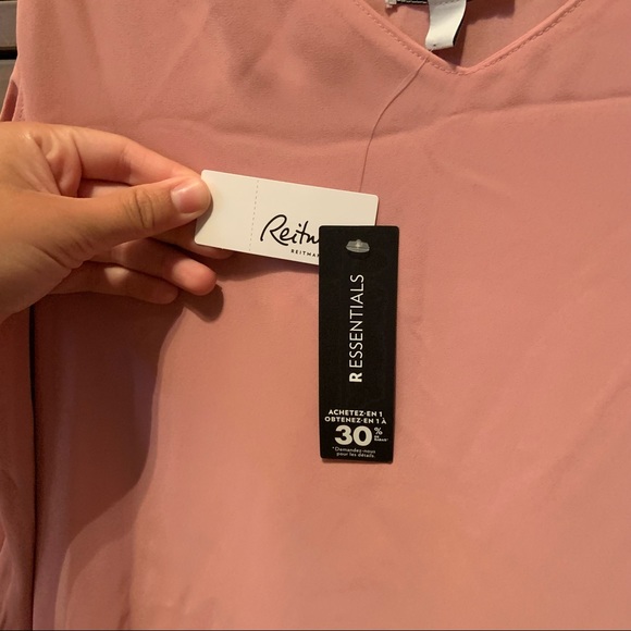 Light pink reversible tank top - Picture 4 of 5